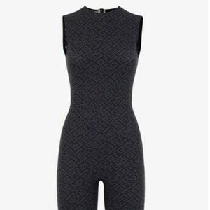 FENDI X SKIMS sleeveless mid thigh bodysuit size XXS BNIB